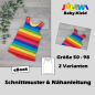 Preview: JULAWI Baby-Kleid eBook Schnittmuster Gr50-98